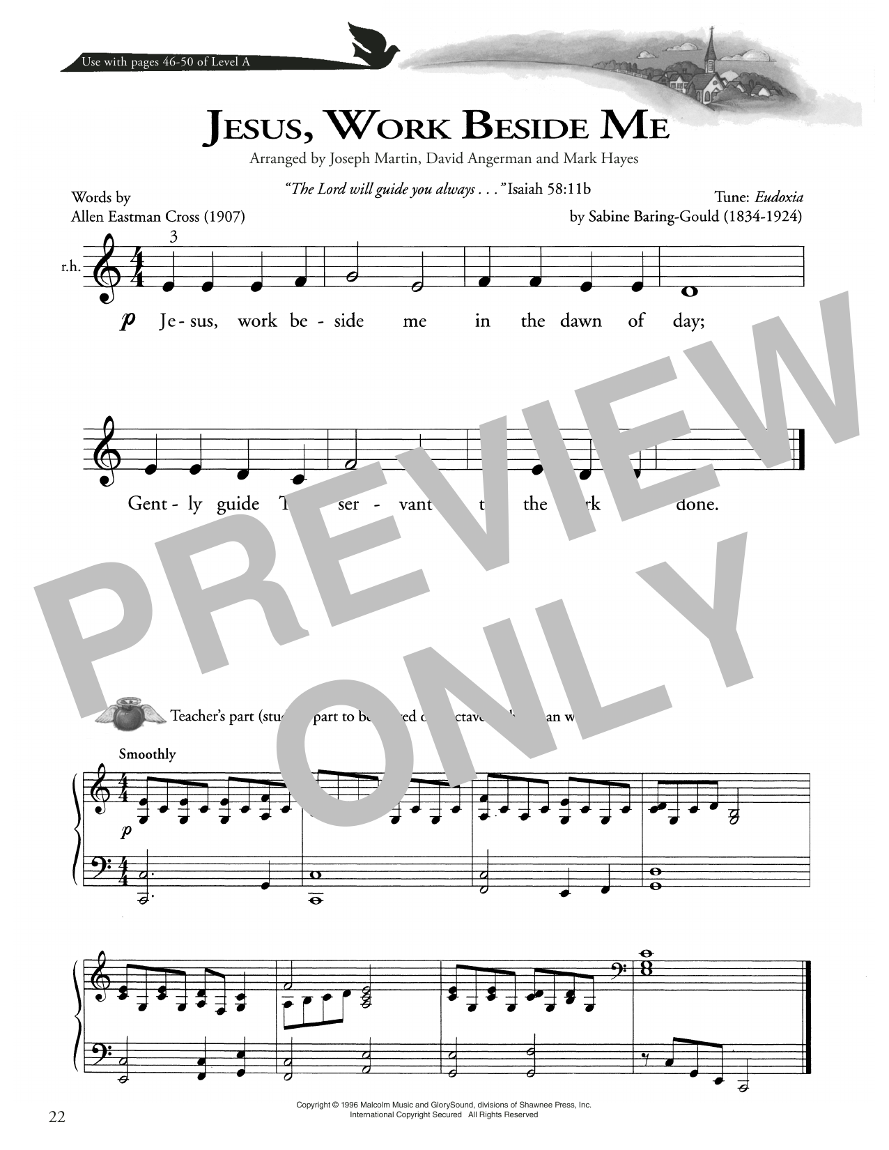 Produktbild zu: Jesus, Work Beside Me
