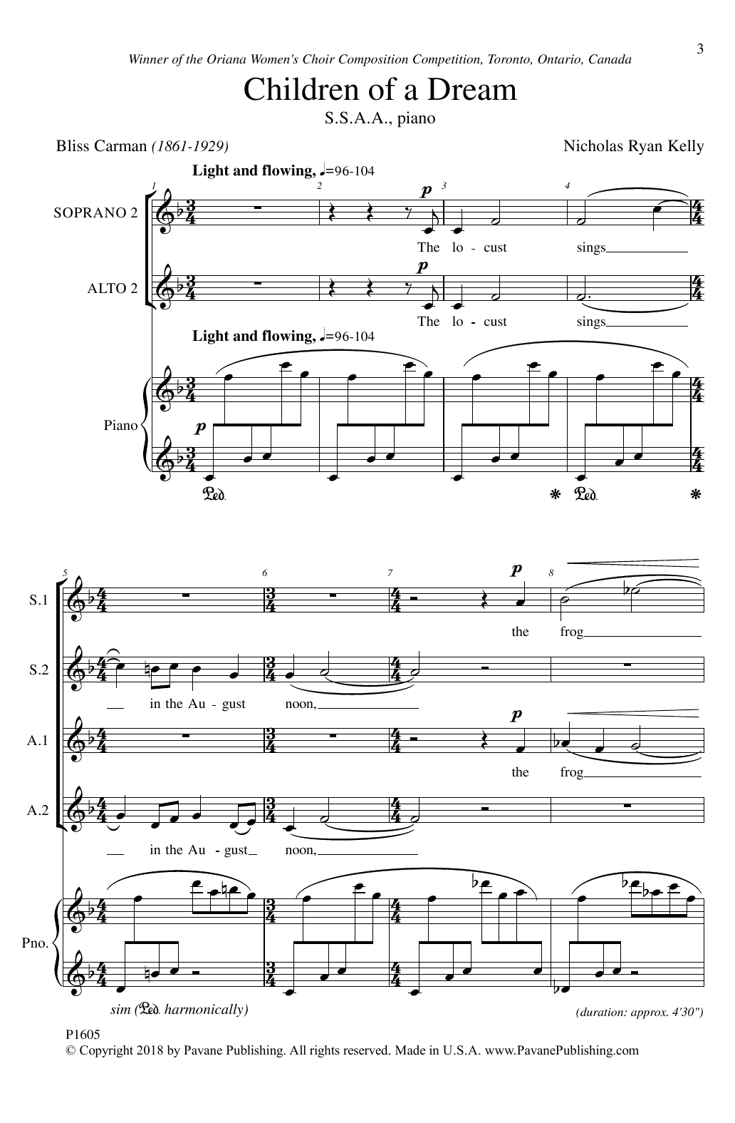 Produktgalerie: Seite 1 von 1 Children Of A Dream, Nicholas Kelly, Chor