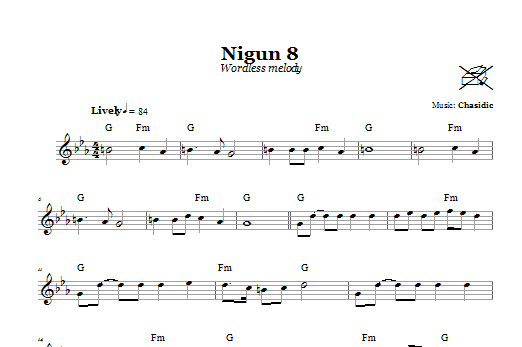 Produktgalerie: Seite 1 von 1 Nigun 8 (Wordless Melody), Chasidic, Melodieinstrument