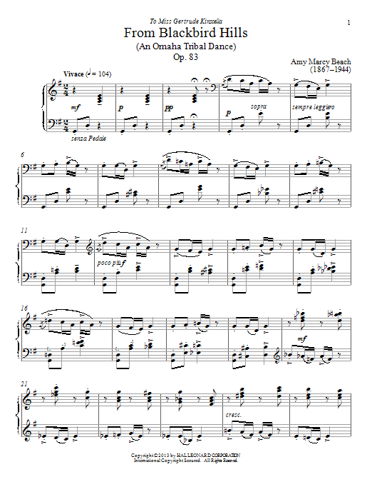 Product picture to: From Blackbird Hills, Op. 83