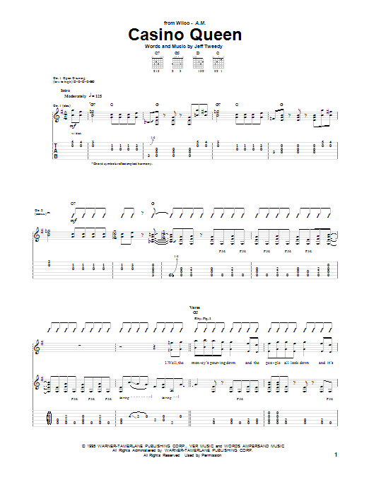 Produktgalerie: Seite 1 von 1 Casino Queen, Wilco, Gitarre