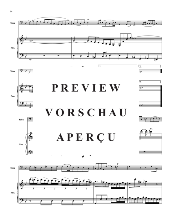 Product gallery: Page 15 of 21 Sonata BWV 1029 , , (tuba + piano)