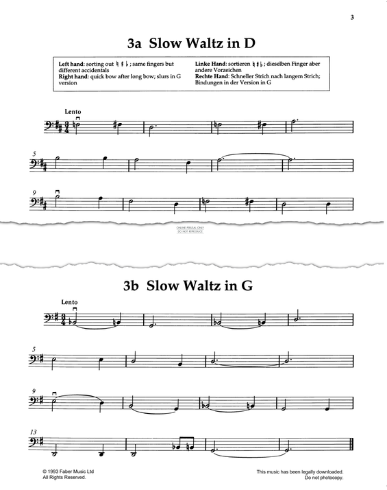 Produktgalerie: Seite 1 von 1 Slow Waltz In D, Pat Legg, Violoncello