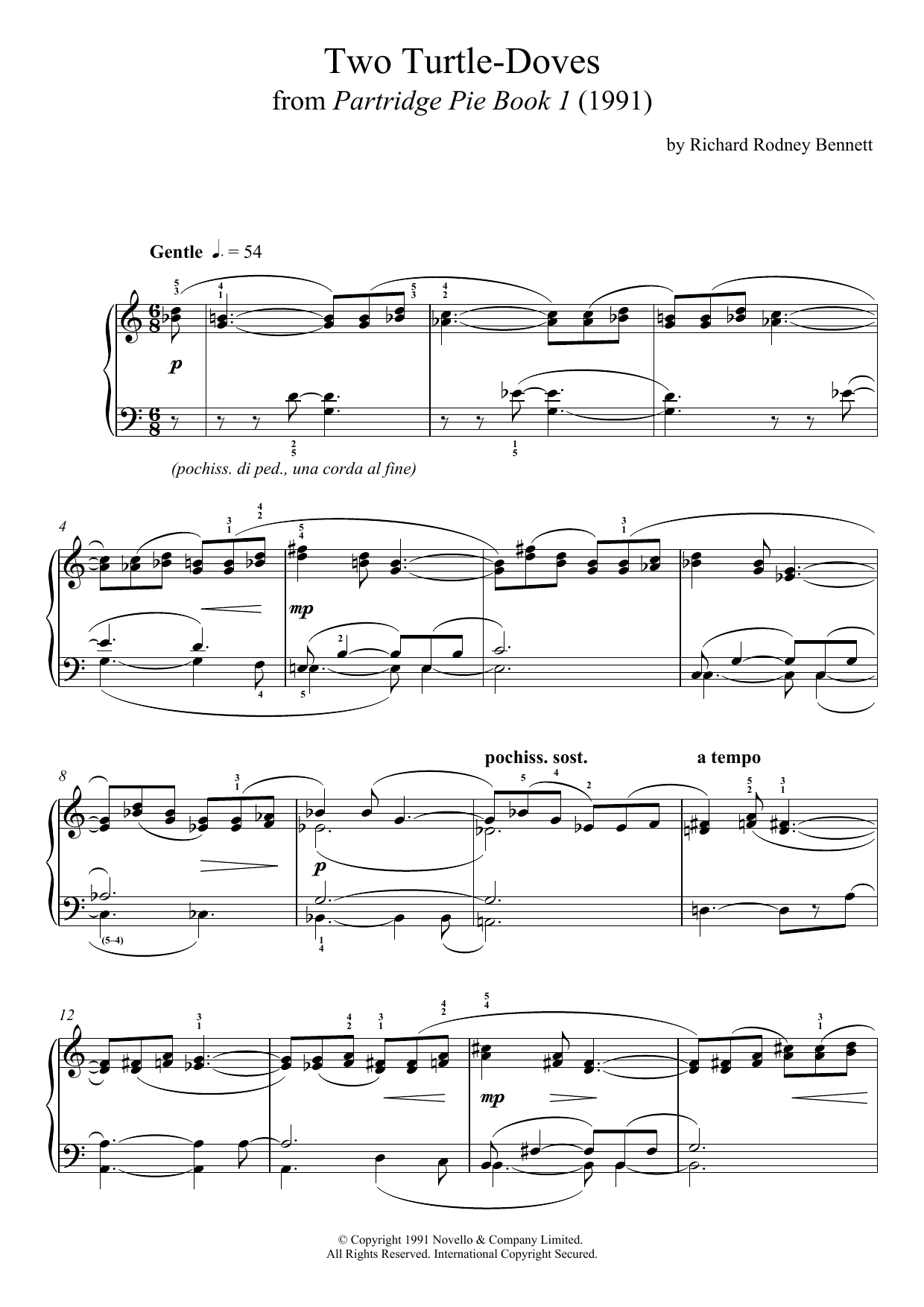 Produktbild zu: Two Turtle Doves (From Partridge Pie)