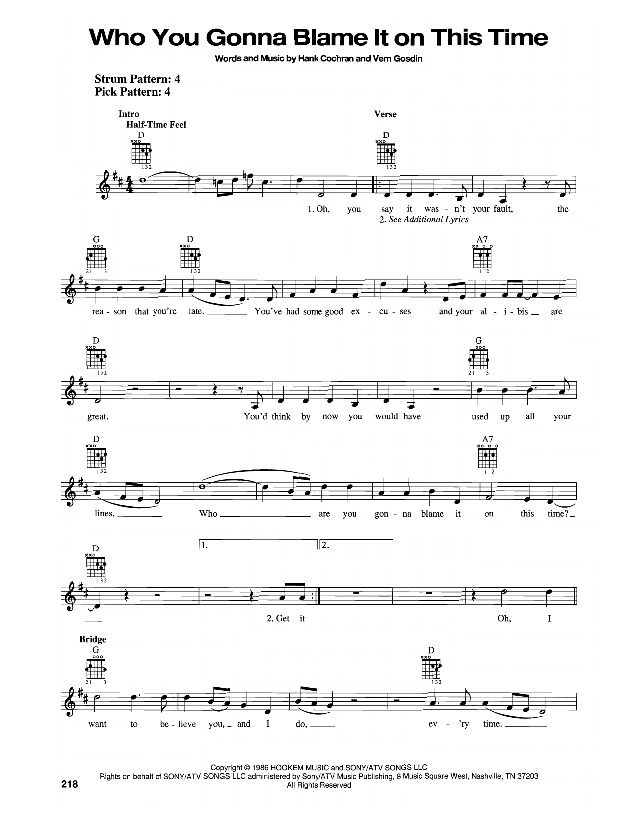 Produktbild zu: Who You Gonna Blame It On This Time
