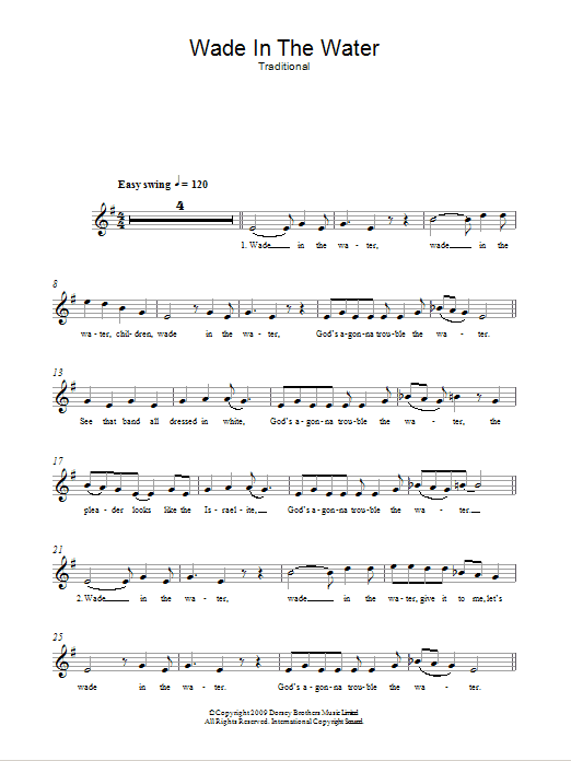 Produktgalerie: Seite 1 von 1 Wade In The Water, Traditional, Melodieinstrument