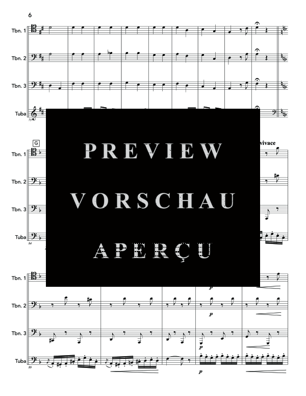 Produktgalerie: Seite 10 von 11 Czardas, , (Blechbläser Quartett 3x Posaune und Tuba/Bass Posaune)
