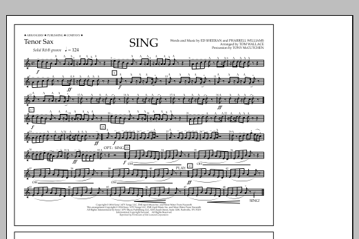 Product picture to: Sing - Tenor Sax