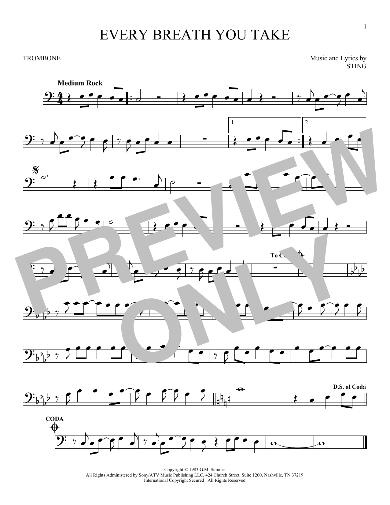 Product gallery: Page 1 of 1 Every Breath You Take, The Police