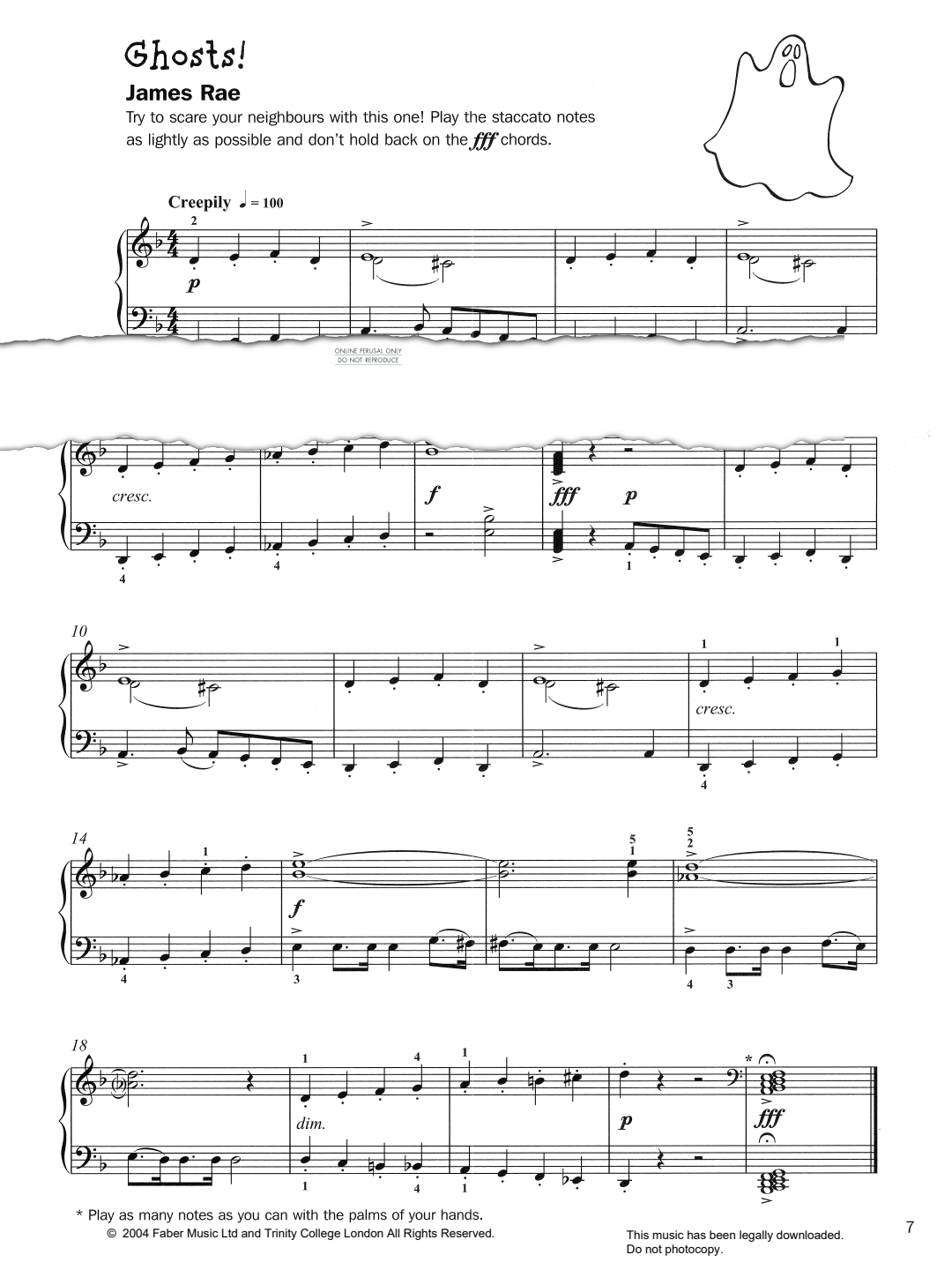 Produktgalerie: Seite 1 von 1 Ghosts, James Rae, Klavier