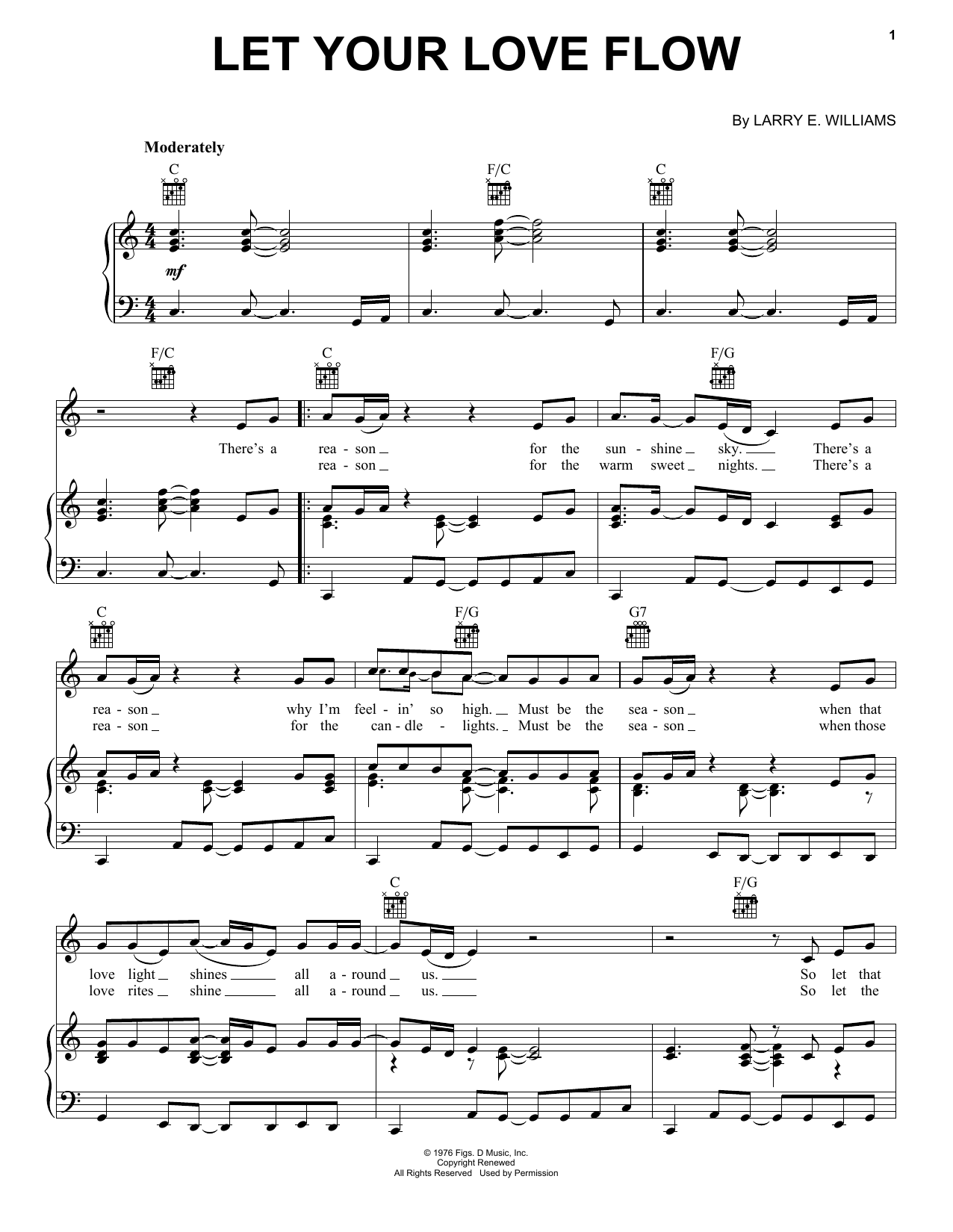 Produktgalerie: Seite 1 von 1 Let Your Love Flow, Bellamy Brothers, Gesang, Gitarre, Klavier