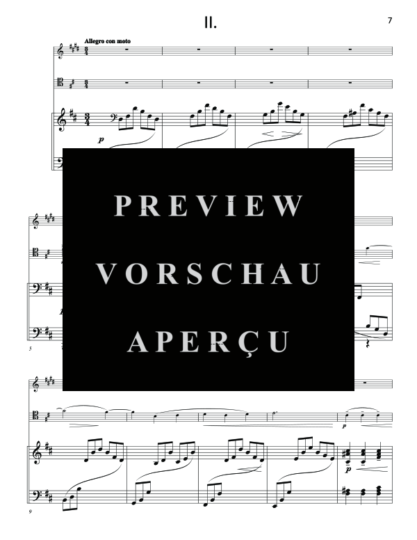 Produktgalerie: Seite 11 von 11 Four Pieces, , (Trio Klarinette, Fagott und Klavier)