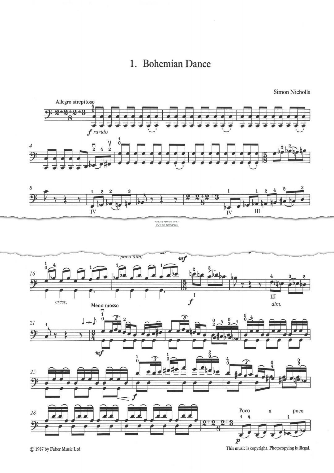 Produktgalerie: Seite 1 von 1 Bohemian Dance, Simon Nicholls, Klavier, Violoncello