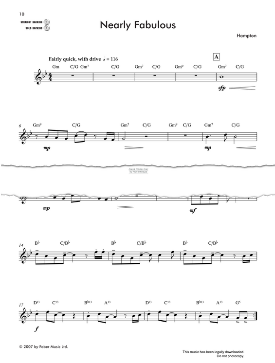 Produktgalerie: Seite 1 von 1 Nearly Fabulous, Andy Hampton, Klavier, Trompete