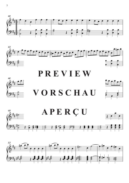 gallery: Allegro - Suite 2, Nr. 12 aus Händels Wassermusik , , (Klavier Solo)