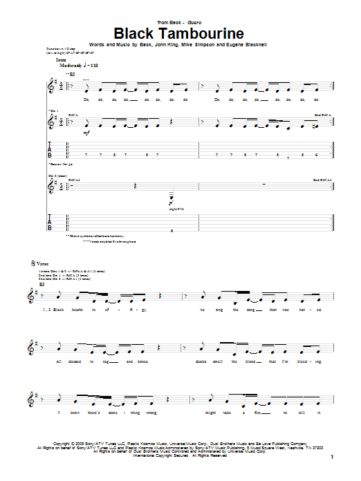 Produktbild zu: Black Tambourine