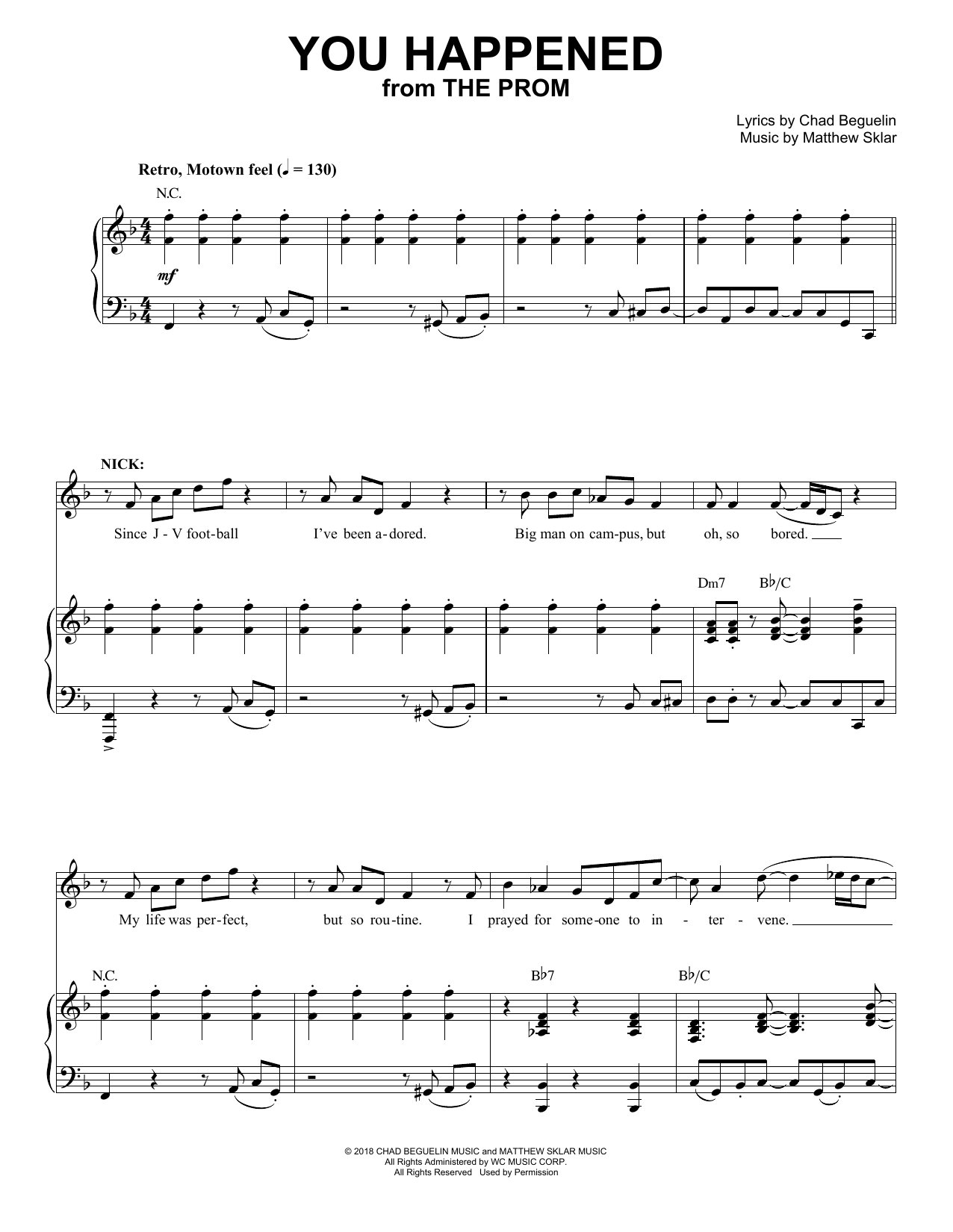 Produktbild zu: You Happened (from The Prom: A New Musical)