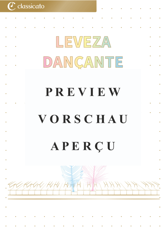 Produktgalerie: Seite 2 von 11 Leveza dançante - Obras para piano simplificadas - alegres, brincalhonas e animadas, , Klavier Solo
