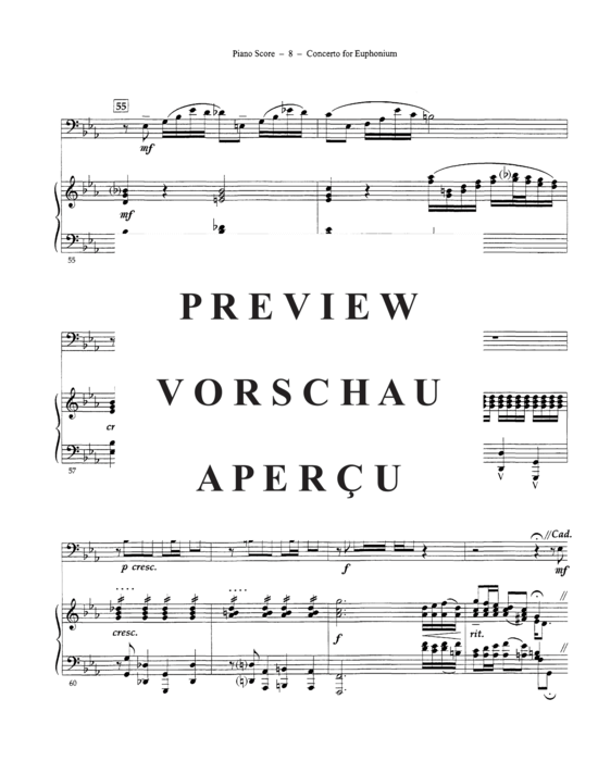 Product gallery: Page 10 of 21 Concerto , , (euphonium + piano)