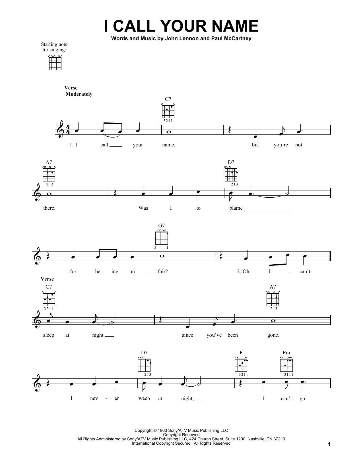 Produktbild zu: I Call Your Name