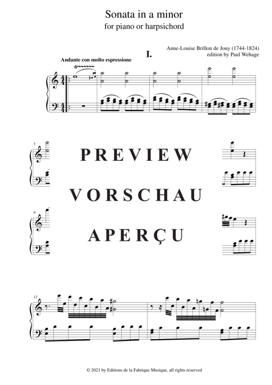 Product gallery: Page 4 of 18 Sonata in a minor , Horvath, Nicolas, (Klavier/Cembalo Solo)