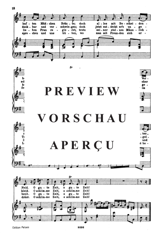 Product gallery: Page 3 of 3 Die Alte K.517, , Medium Voice and Piano