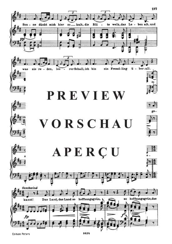 gallery: Der Wanderer D.493 , , (Gesang tief + Klavier)