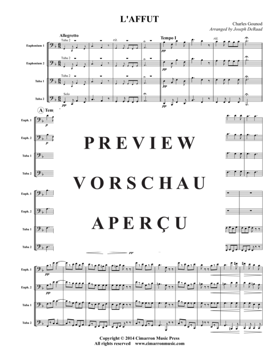 Product gallery: Page 2 of 17 L'Affut , , (2x Baritone, 2x Tuba)