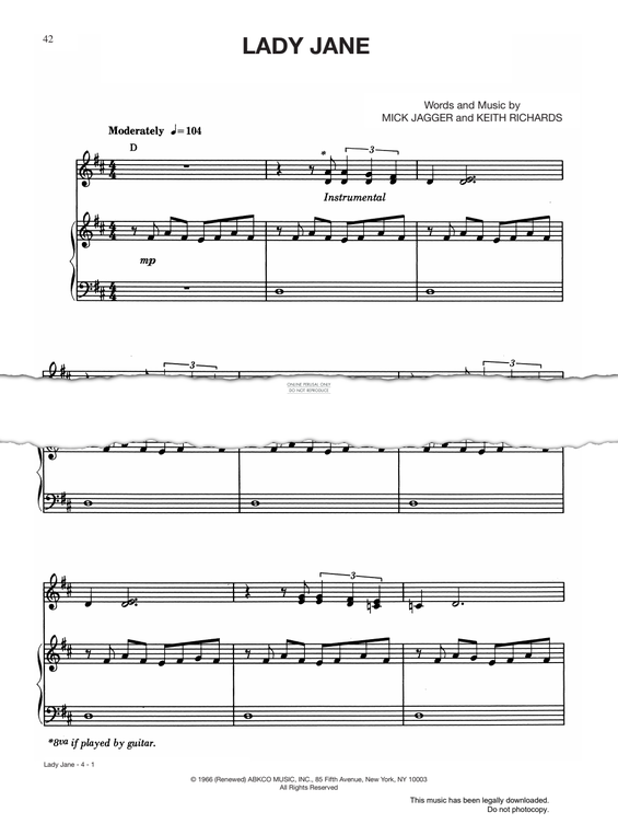 gallery: Lady Jane, The Rolling Stones