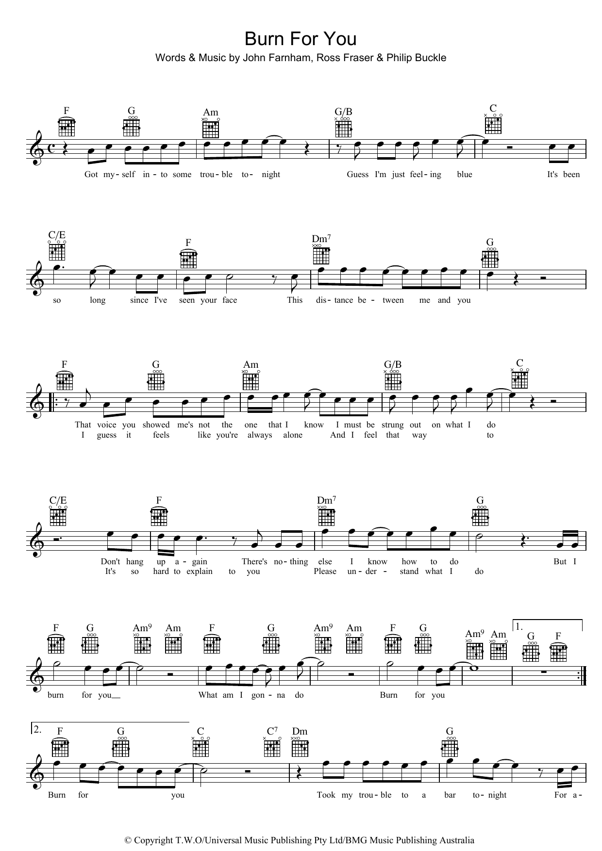 Produktbild zu: Burn For You