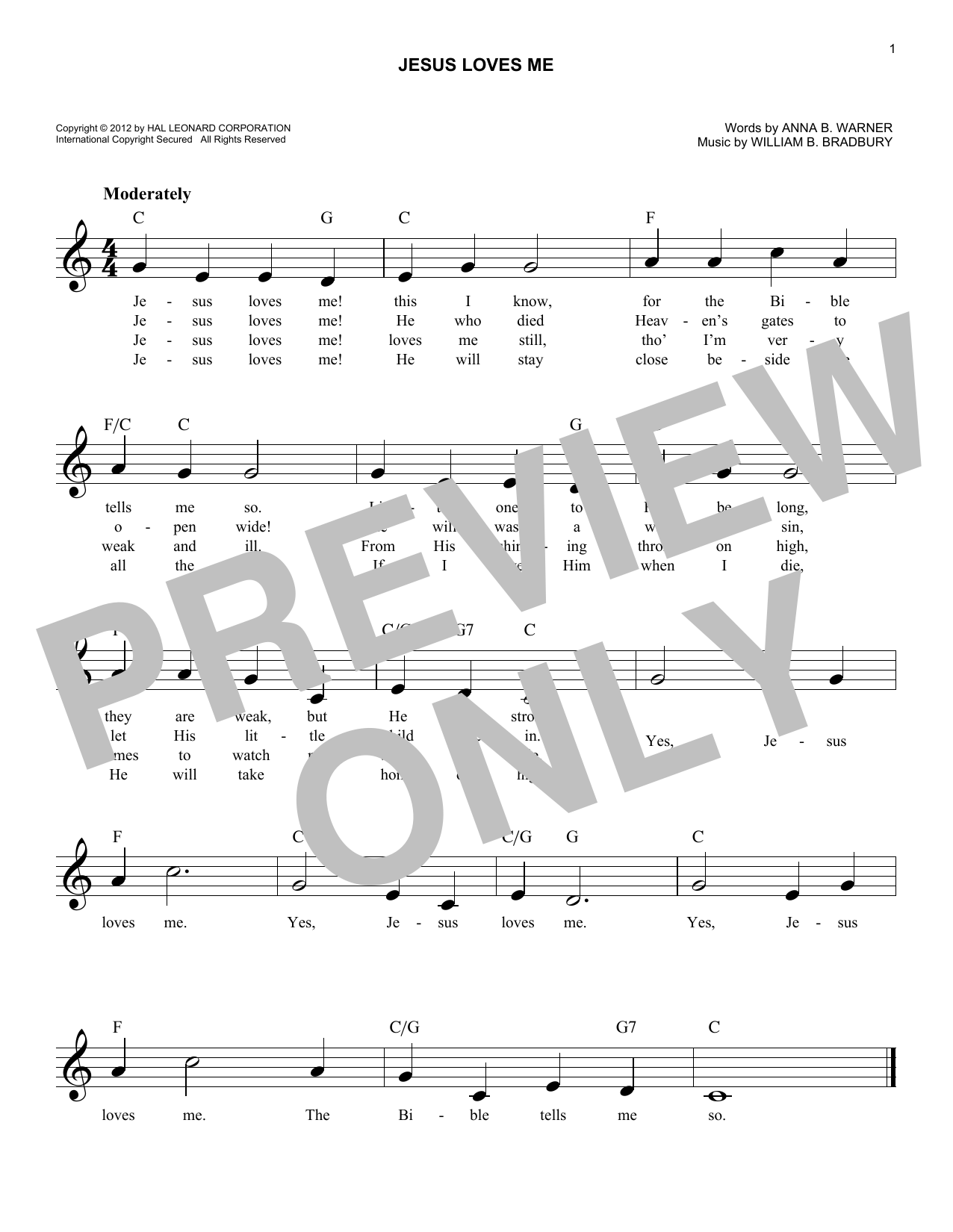 Produktbild zu: Jesus Loves Me