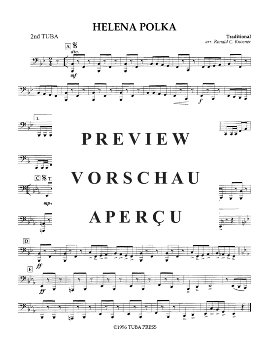 Product gallery: Page 9 of 9 Helena Polka , , (Tuba Quartett EETT)