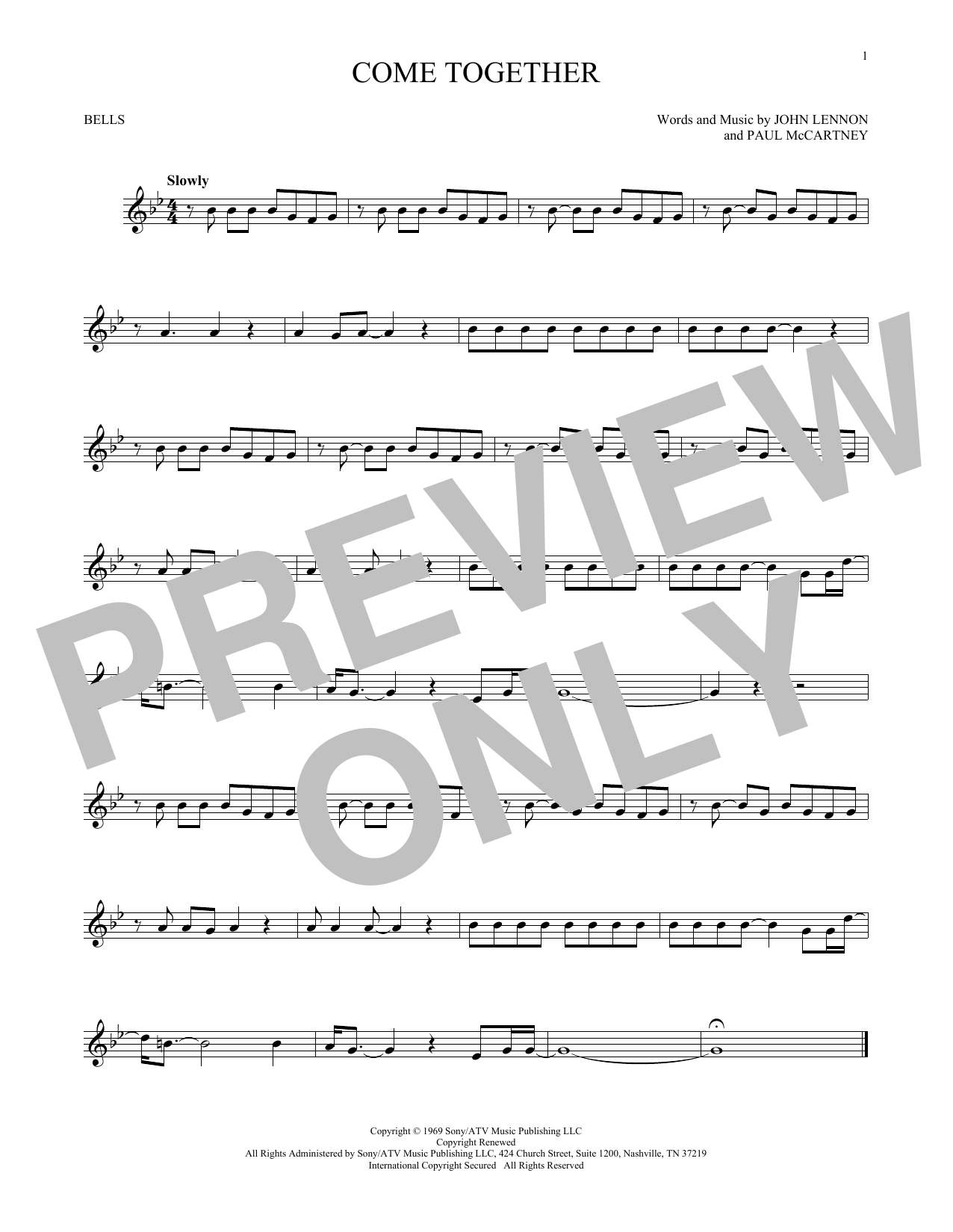 Produktbild zu:  Come Together - The Beatles