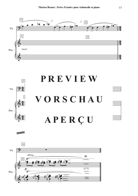 Product gallery: Page 14 of 18 Perles d'Ambre , , (Cello + Klavier)