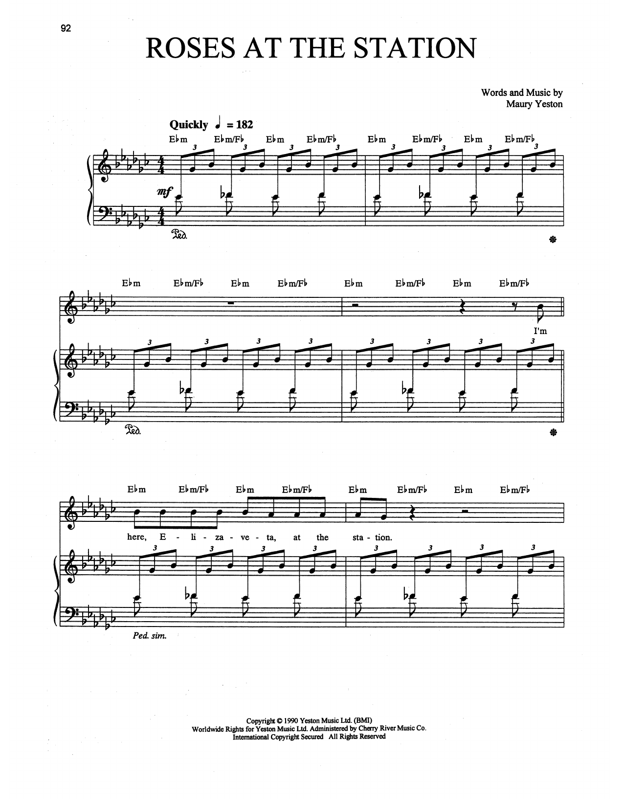 Produktbild zu: Roses At The Station (from Grand Hotel: The Musical)