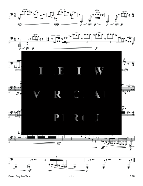 Product gallery: Page 7 of 11 Three Furies, , (Tuba Solo)