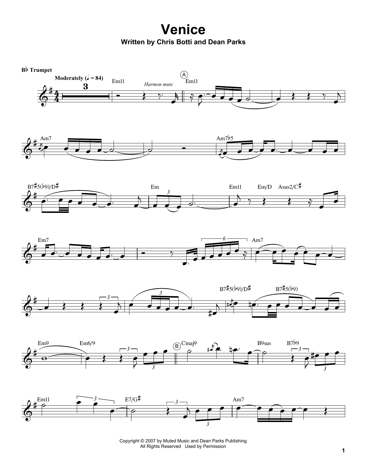 Produktgalerie: Seite 1 von 1 Venice, Chris Botti, Trompete