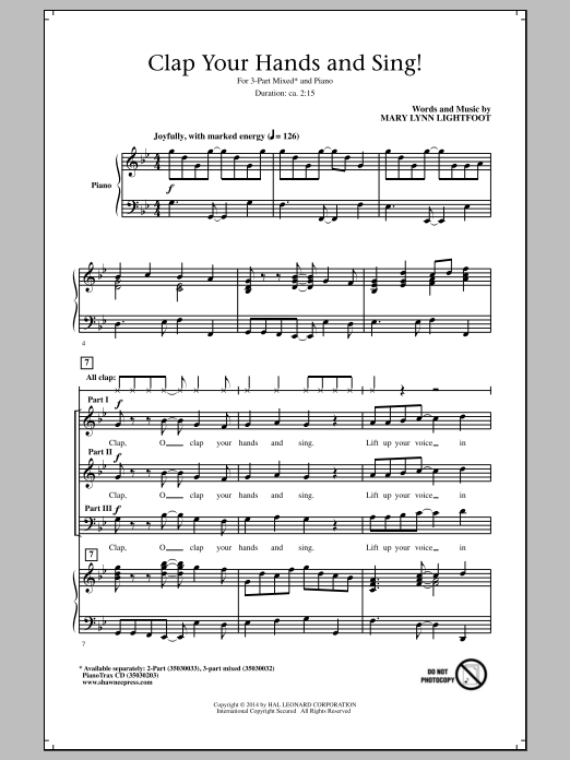 Produktbild zu: Clap Your Hands And Sing!