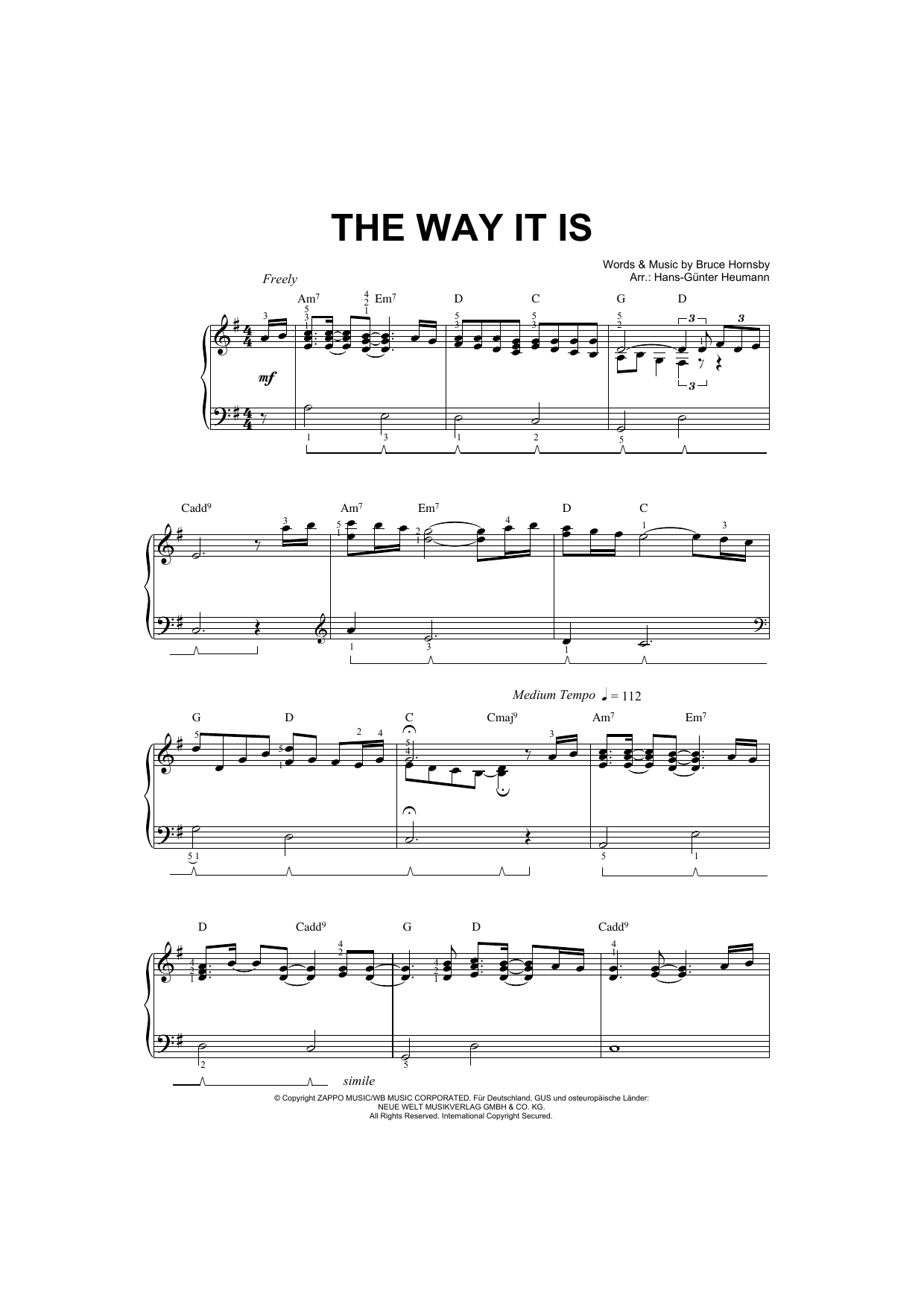 Produktbild zu: The Way It Is
