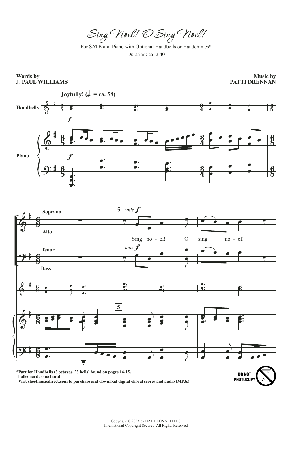 Produktbild zu: Sing Noel! O Sing Noel!