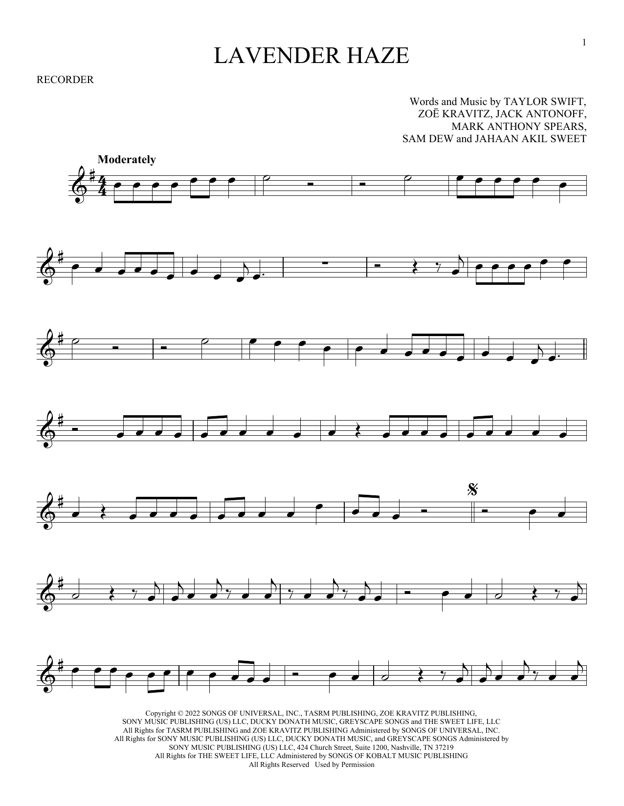 Product gallery: Page 1 of 1 Lavender Haze, Taylor Swift