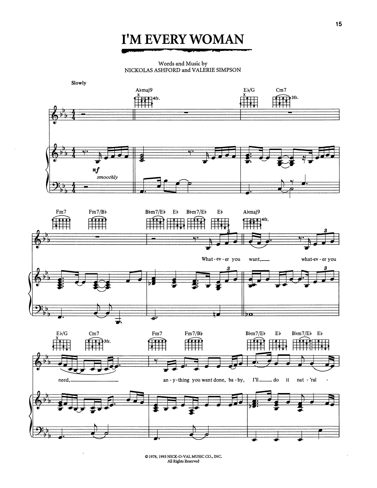 Produktbild zu: I'm Every Woman (from The Bodyguard)