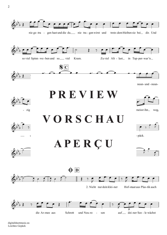 Produktgalerie: Seite 3 von 4 Leichtes Gepäck , Silbermond, (Oboe)