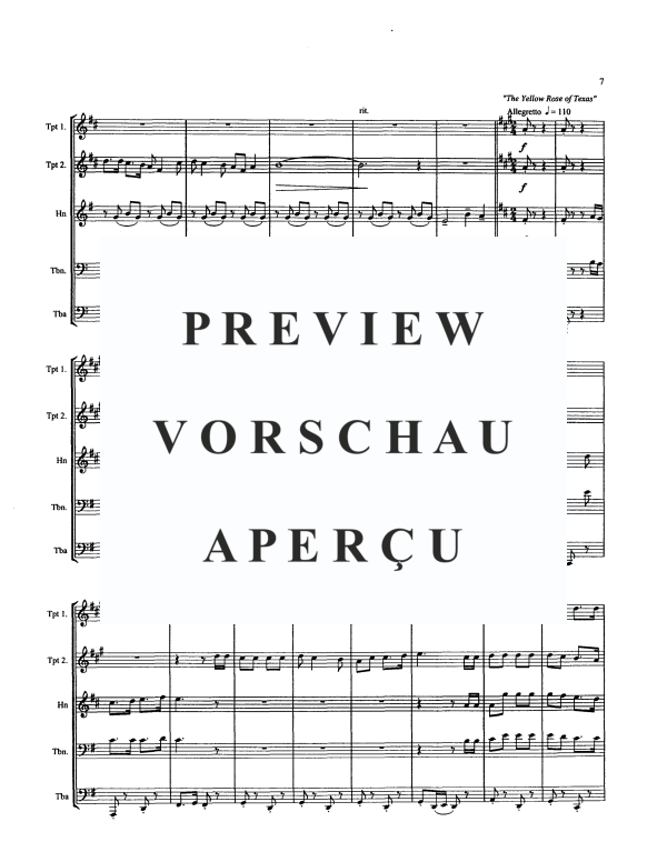 Produktgalerie: Seite 9 von 11 Wofford Sesquicentennial Suite, , Blechbläserquintett
