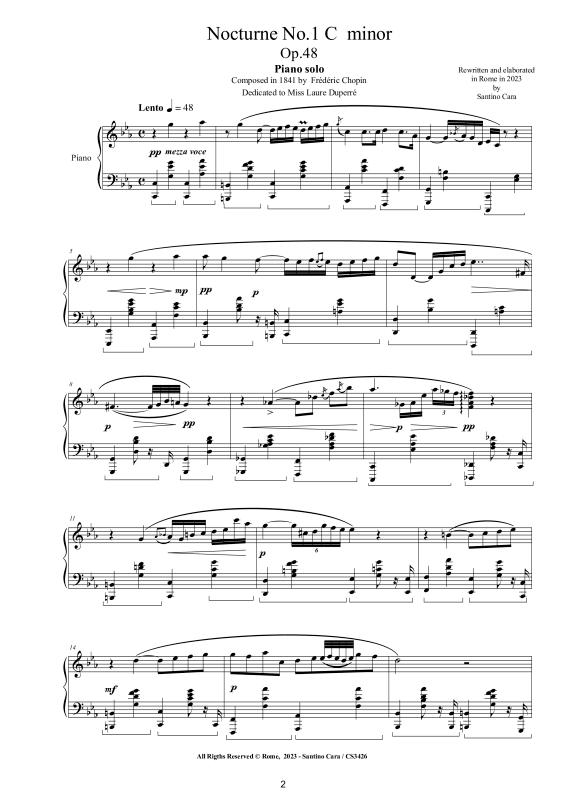 Produktgalerie: Seite 1 von 9 Nocturne Nr. 1 C-Moll, , Klavier Solo