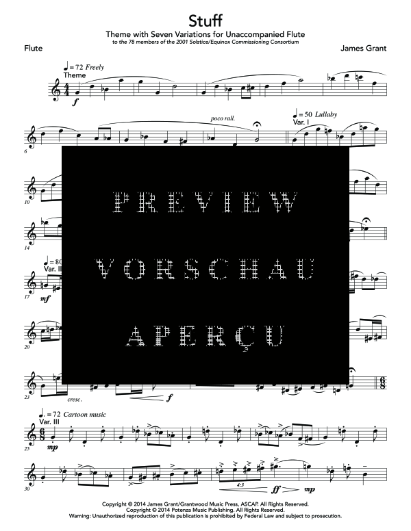 Product gallery: Page 5 of 8 Stuff, , (flute solo)