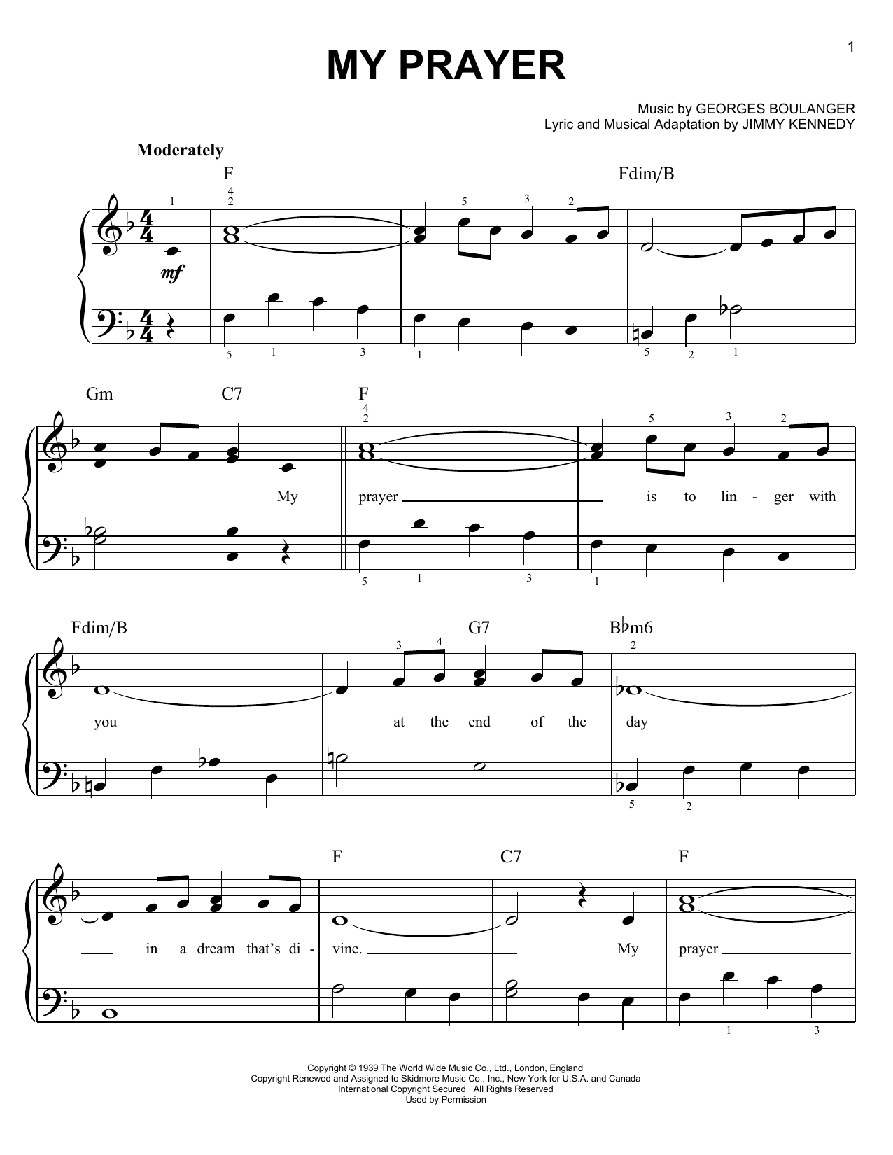 Produktbild zu: My Prayer