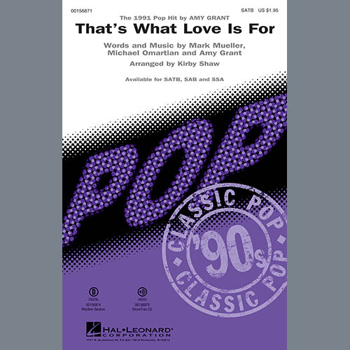 Produktbild zu: That's What Love Is For