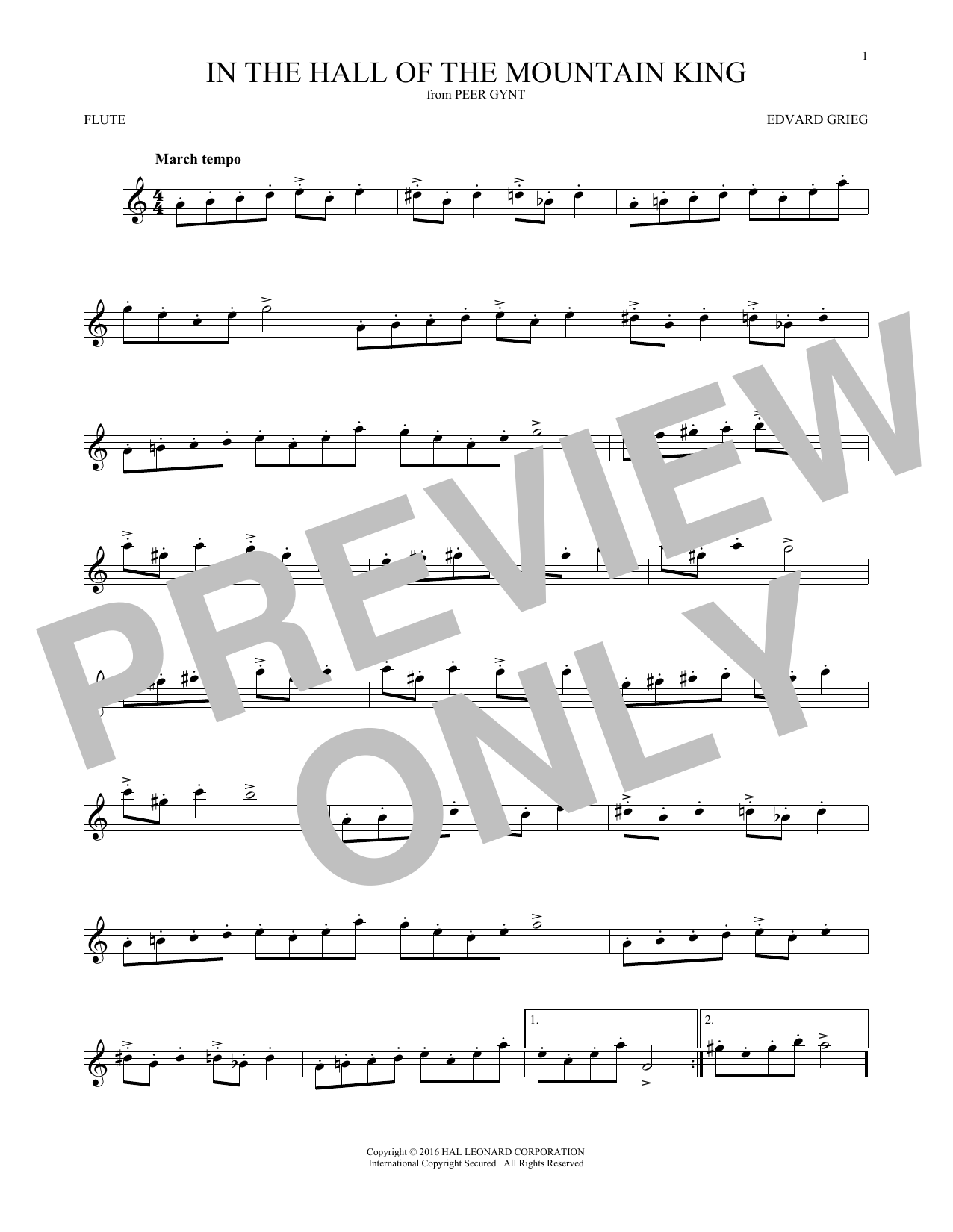 Product gallery: Page 1 of 1 In The Hall Of The Mountain King, Edvard Grieg