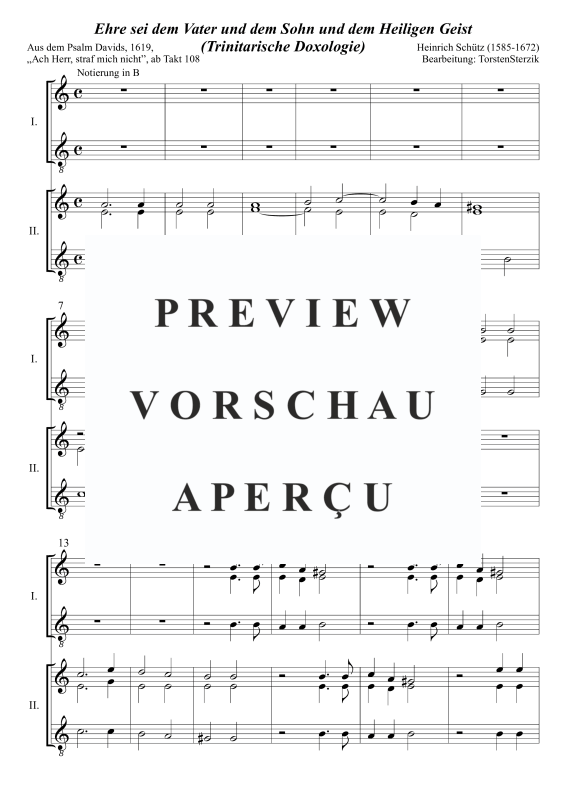 Product gallery: Page 4 of 5 Ehre sei dem Vater und dem Sohn und dem Heiligen Geist, , Trombone Choir - Double Choir